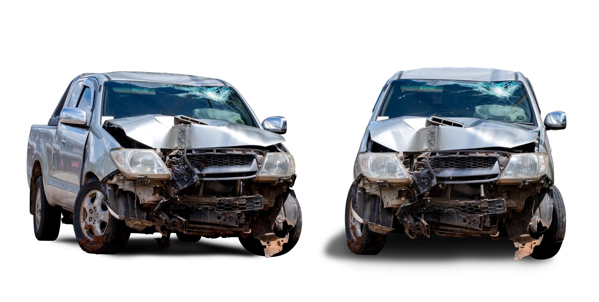 set-back-side-view-gray-bronze-pickup-car-get-damaged-by-accident-road-damaged-cars-after-collision-isolated-white-background-with-clipping-path_532332-3259