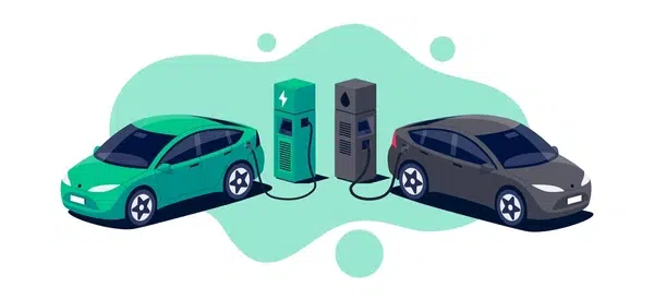 خودروهای هیبریدی؛ ترکیب نوآوری و بهرهوری 3 comparing electric car versus gasoline 600nw 2238578539 خودروهای هیبریدی؛ ترکیب نوآوری و بهرهوری